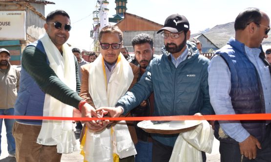 DC-Drass inaugurates Tololing Fish Point to Boost Trout Farming and Local Livelihoods.