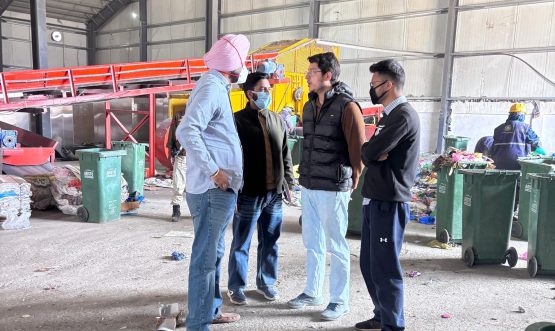 Commissioner/Secretary H&UD Ladakh Visits SWM Plant at Upper Kurbathang Kargil.