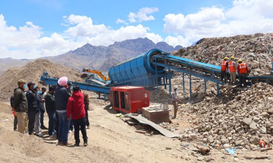 Commissioner Secretary PHE/I&FC Ladakh inspects Various Development Projects in Kargil.