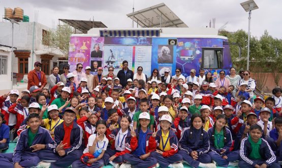 District Institute of Education and Training (DIET) Leh today Visited STEM Bus Lab at Spituk ldumra.