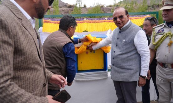 L-G VK Saxena operationalises Igoo–Phey Irrigation Canal in Leh, releases water to boost irrigation and water security