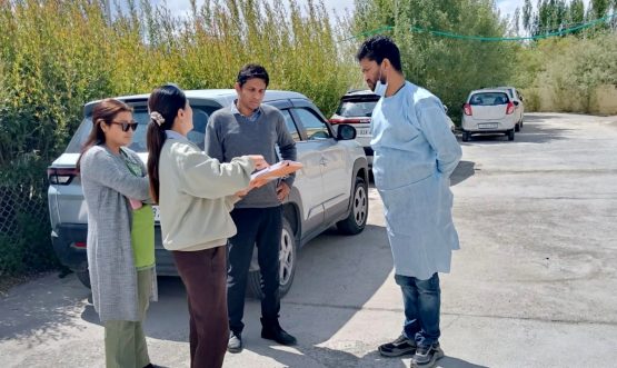 Mission Director NHM Ladakh Inspects PHC Thiksay and PHC Chuchot, Emphasizes Quality Healthcare Services.