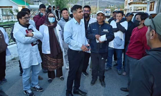 Mission Director NHM Ladakh Reviews Healthcare Services at CHC Zanskar.