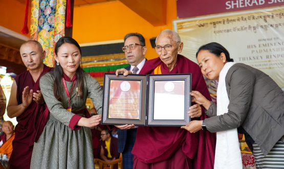 Chief Secretary Joins Grand Celebration of 84th Birthday of His Eminence Padma Shri Thiksey Rinpoche.