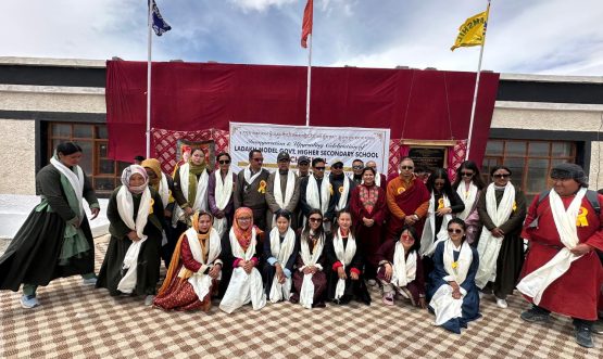 Administrative Secretary, SED, Bhanu Prabha conducts tour in Durbuk zone; Visits Last School of Ladakh, Middle School Phobrang Leh, May 23: The Administrative Secretary, School Education Department, UT Ladakh, Bhanu Prabha conducted an extensive tour of the Durbuk Zone on May 22 to review the functioning of schools, assess infrastructure facilities and interact with students, teachers, parents and VEC members. She was accompanied by the District Education Planning Officer(DEPO), Leh, Phunstog Dorjey; Zonal Education Planning Officer (ZEPO), Leh, Chamba Stander and Zonal Education Officer(ZEO), Durbuk, Sonam Stobdan. During the tour, the Administrative Secretary first visited High School Sato Kargyam, where she interacted with teachers and students and reviewed the school’s infrastructure and academic facilities. She subsequently visited Government Middle School Merak, Government Primary School Man, High School Yourgo and Government Middle School Phobrang and Government Model Middle School Tharuk. During her visit, she presented television sets to Government Primary School Buk, Government Primary School Tialing, Government Middle School Merak, Government Primary School Man and Government Middle School Phobrang to support and enhance learning facilities for students. At Government Middle School Phobrang, regarded as the last school of Ladakh situated along the Indo-China border, the Administrative Secretary interacted with parents, Village Education Committee (VEC) members and the Headmaster to understand the challenges and issues faced by the school. She also inspected classrooms and reviewed the overall infrastructure and functioning of the institution. At High School Yourgo, the Administrative Secretary visited the agricultural fields where students were engaged in practical farming sessions as part of experiential learning activities. The students presented demonstrations on local food traditions and medicinal plants found in the mountainous region, highlighting indigenous knowledge and sustainable practices. Students of the school also performed a traditional folk song with the traditional Ladakhi instrument Kopong and showcased the significance of the nomadic way of life and its cultural importance in the region. The visit reflected the School Education Department’s continued commitment towards strengthening educational institutions in remote and border areas of Ladakh while encouraging holistic and locally rooted learning experiences for students.