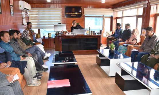 DC Drass reviews arrangements for forthcoming Eid-ul-Azha celebrations.