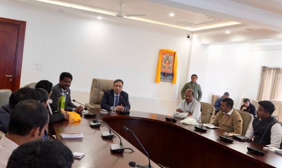 Chief Secretary Interacts with IGNFA IFS Probationers during Ladakh Study Visit.