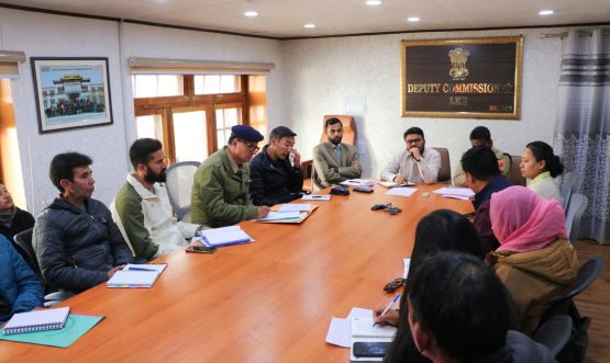 38th Meeting of District Level Committee under NCORD Mechanism and NMBA Held at Leh.