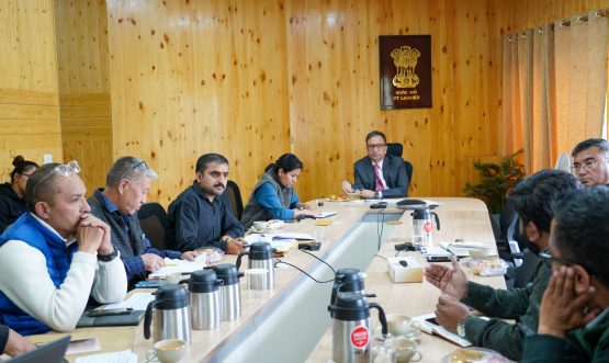 Chief Secretary reviews Cooperative and Dairy Sectors in Ladakh.