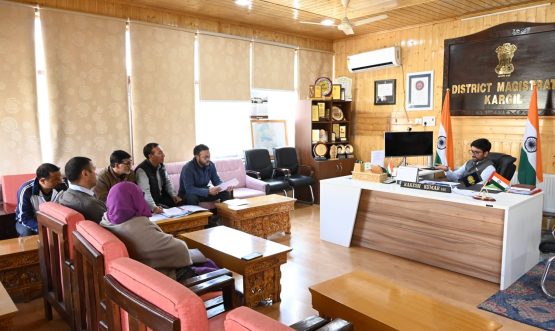 District Level Committee Meeting on PMMSY Held at DC Office Kargil.