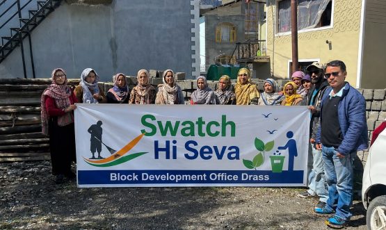 Source Segregation Awareness Campaign Conducted Under SBM(G) in Various Gram Panchayats of Kargil District.