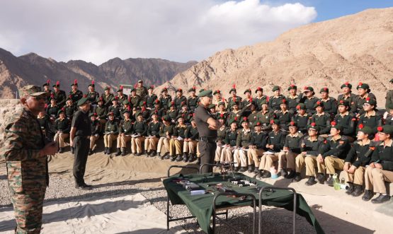 DG NCC VISIT TO LEH.