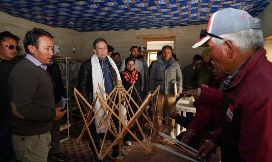 Chief Secretary Visits Durbuk Sub-Division, Reviews Development Works and Public Services.