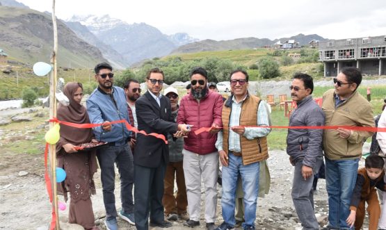 Deputy Commissioner Drass Inaugurates Local Fish Raising Pond at Marpochhu.