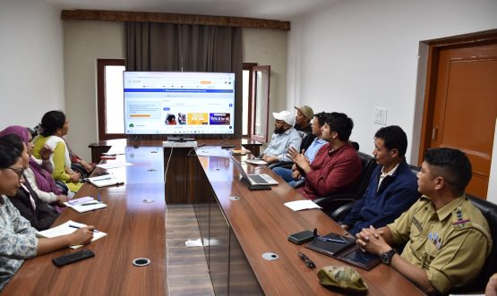 Orientation Programme on Mission Karmayogi Conducted by Capacity Building Commission Held at DC Office, Nubra.