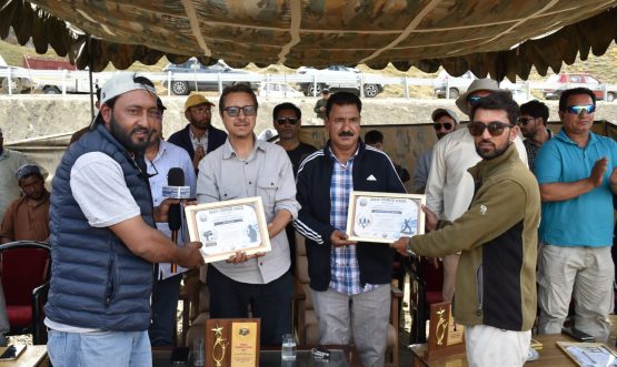 DC Drass attends final match ceremony of Drass Premiere League.