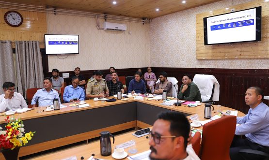 Hon'ble MP Mohmad Haneefa Jan Chairs DISHA Meeting to Review Centrally Sponsored Schemes in Leh.