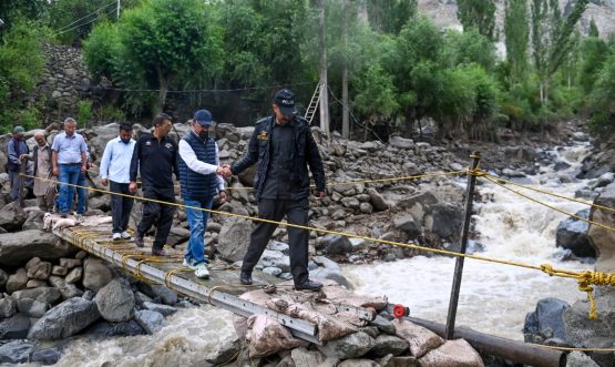 CEC Dr. Jaffer Akhoon Visits Flash Flood-Affected Villages of Silmo, Karkitchoo and Karkit Budgam Haral; Directs Immediate Restoration of Essential Services and Comprehensive Damage Assessment.