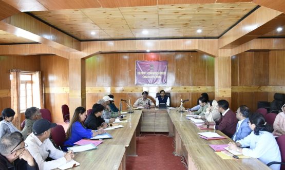 Nyoma, July 22 Deputy Commissioner, Changthang, Shri Nitish Rajora, IAS, today chaired the first meeting of the District Level NCORD Committee at the Conference Hall, Nyoma.