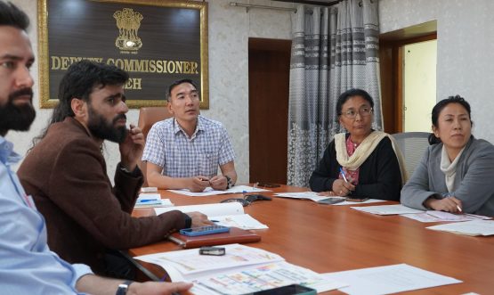 ADDC Leh Chairs MY Bharat District Advisory Committee Meeting.