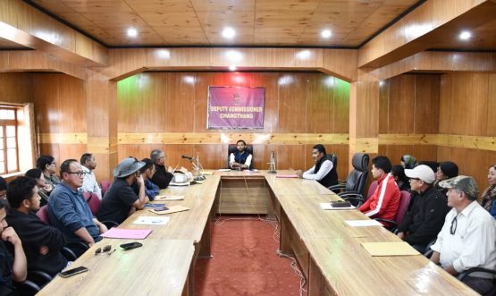 Under the chairmanship of the Deputy Commissioner, Changthang, Shri Nitish Rajora, IAS, a meeting of all Booth Level Officers (BLOs) of Sub-Division Nyoma was held.