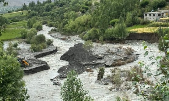SDM Reviews Flood-Affected Areas of Sub-Division Sankoo.