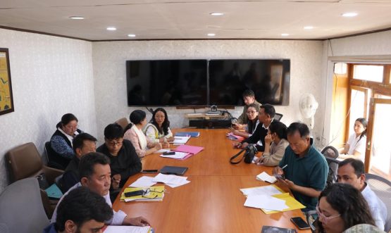 ADDC Leh Chairs District Level Committee Meeting to Review Departmental Promotion Cases.