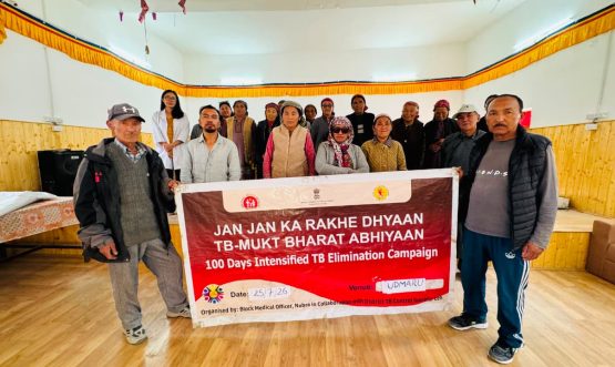 Jan Jan Rakhe Dhyan – TB Mukt Bharat Abhiyan 100-Day Campaign Conducted at Udmaru, Nubra.
