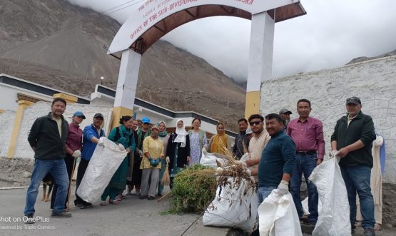 Cleanliness Drive Conducted at Diskit and Surrounding Areas.