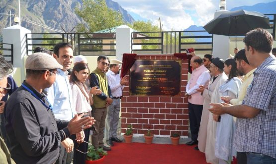 L-G VK Saxena dedicates 70 modern public libraries to people of Ladakh.