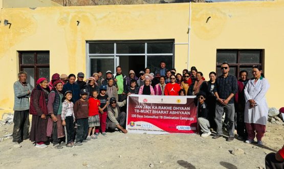 The *“Jan Jan Rakhe Dhyan – TB Mukt Bharat Abhiyan”* 100 Days Campaign was successfully conducted at Largyab Yokma And Largyab Gongma, Nubra