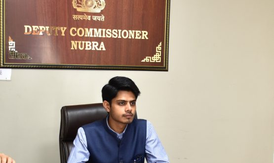 DC Nubra Reviews Progress of PMGSY Developmental Works in Nubra District.