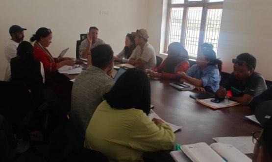 Review Meeting on VB-G-RAM-G and Other Government Schemes Held at Saspol block
