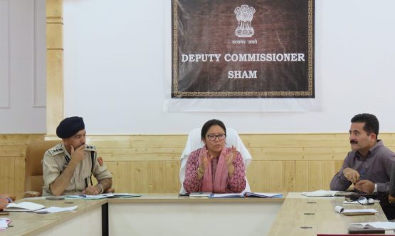 The Department of Information & Public Relations, Khaltsi Deputy Commissioner, Sham, Chairs the Second Meeting of District Level NCORD Committee.