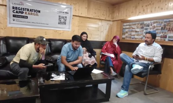 Tourism Department Conducts Tourist Unit Registration Camp at Kargil.