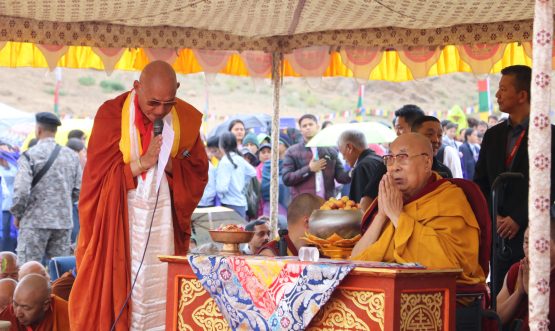 Historic Visit of His Holiness the 14th Dalai Lama to Mahabodhi International Meditation Centre.