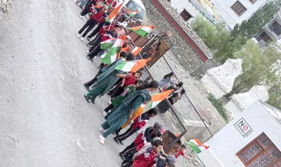 Tiranga Rally Held at Alchi, Sham district.