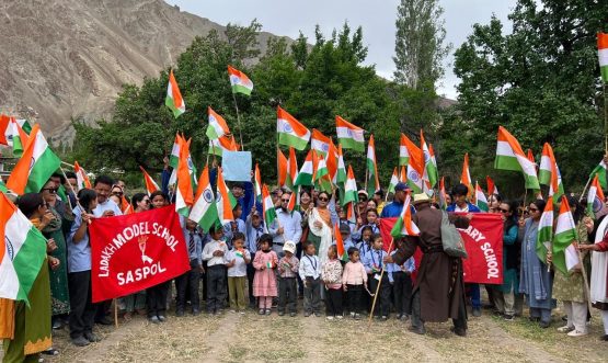Har Ghar Tiranga Rally Organised at Saspol.