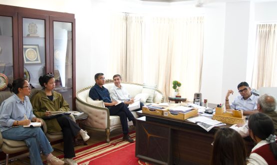Administrative Secretary reviews Preparations for Seabuckthorn Conference in Ladakh.