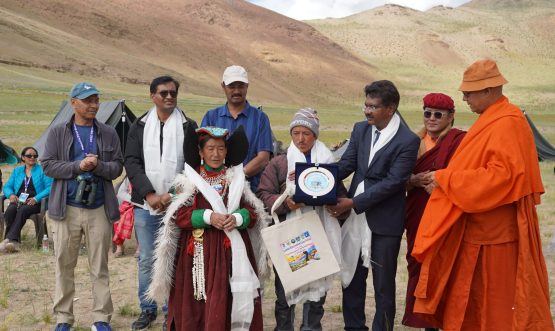 Conservation, Culture and Community Participation Mark Second Day of Black-Necked Crane Festival.