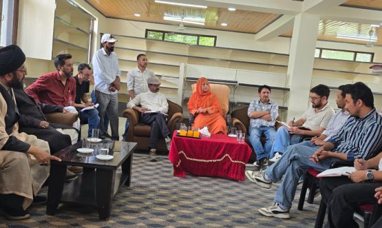 Additional Registrar, Reviews Cooperative Activities in Shargole and Chiktan.