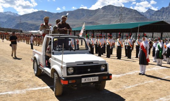 Full-Dress Rehearsal Held at the International Horse Polo Stadium Ahead of Independence Day Celebrations.
