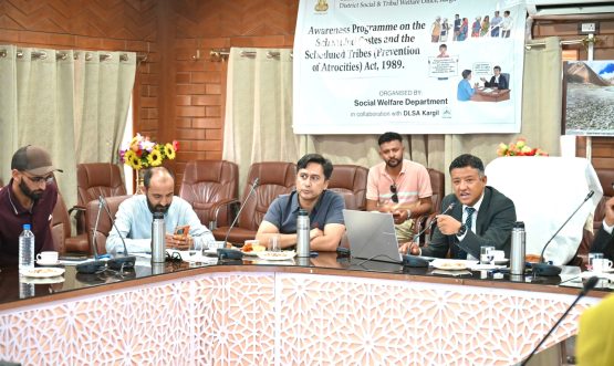 Awareness Programme on SC/ST Prevention of Atrocities Act, 1989 and Social Welfare Schemes Held in Kargil.