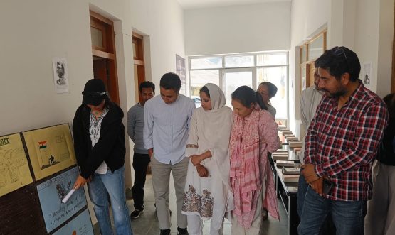 Har Ghar Tiranga Campaign: Photo and Book Display and Painting Competition Organized at Government Degree College Zanskar.