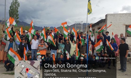 Painting & Quiz Competition Held at Government High School Chuchot Gongma to Promote Water Conservation on Independence Day.