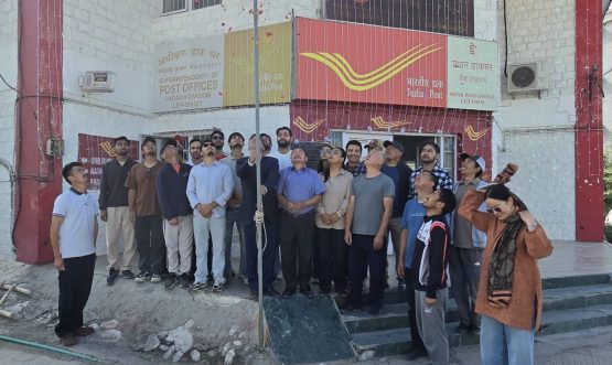 The Ladakh Postal Division celebrated the 80th Independence Day with patriotic fervour at the Division Headquarters today.