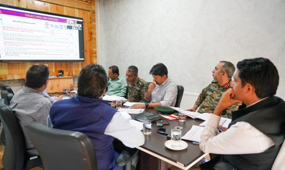 Administrative Secretary PWD Reviews Progress of BRO Projects Across Ladakh.