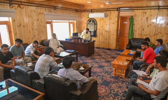 Executive Councillor Altaf Hussain Holds First Review Meeting with I&FC and PHE Departments.