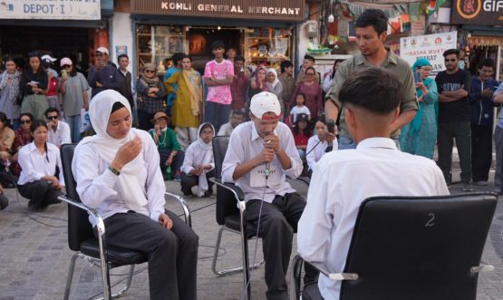 Awareness Street Play on Drug Abuse Held at Leh Main Market.