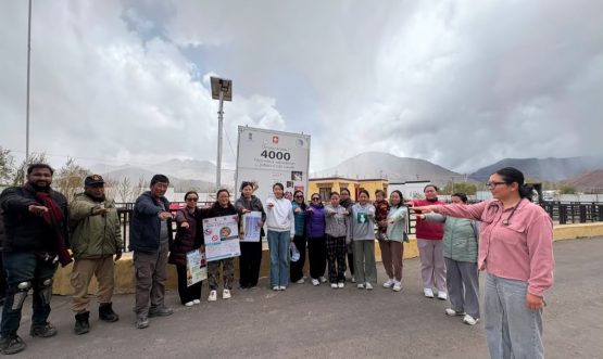 Department of Information and Public Relations Nyoma, UT Ladakh PHC Nyoma Conducts Awareness Activities under Nasha Mukt Bharat Abhiyan.